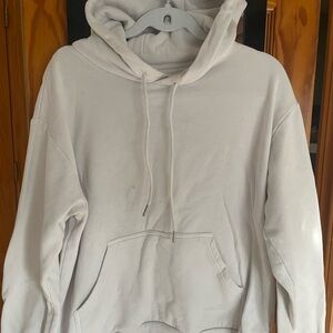 H&M Men's Off-White Hoodie